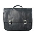 Vaqueta Deluxe Flapover Laptop Briefcase